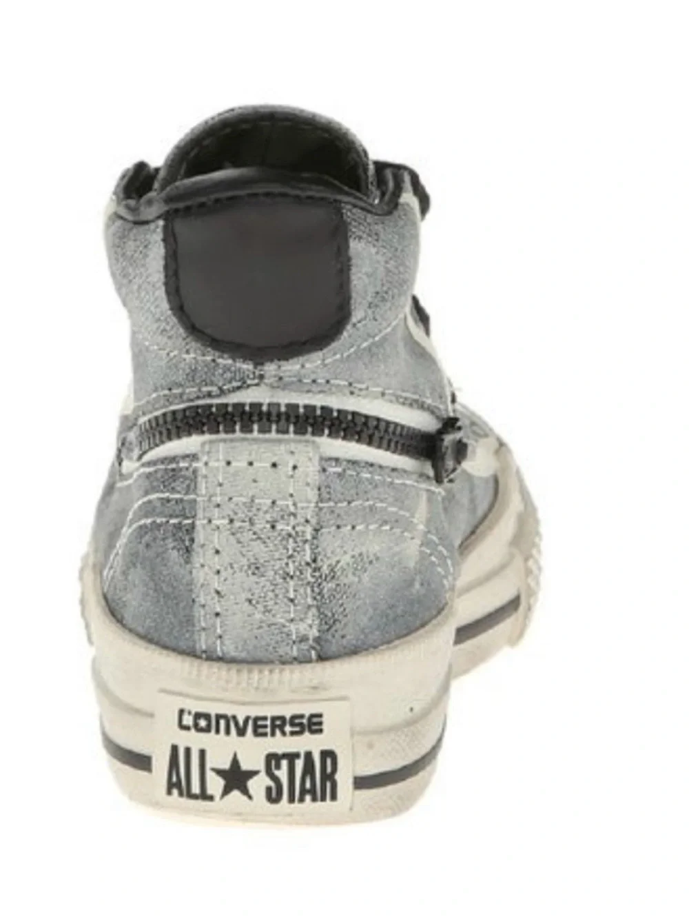 Converse Kids' Gray and Black High-Top Sneakers sz 3